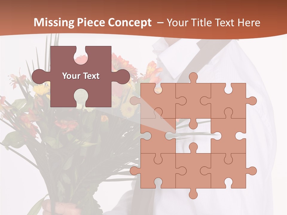 Bunch Isolated Male PowerPoint Template