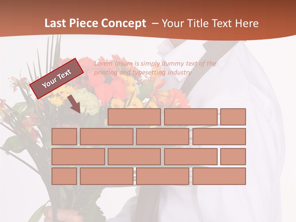 Bunch Isolated Male PowerPoint Template