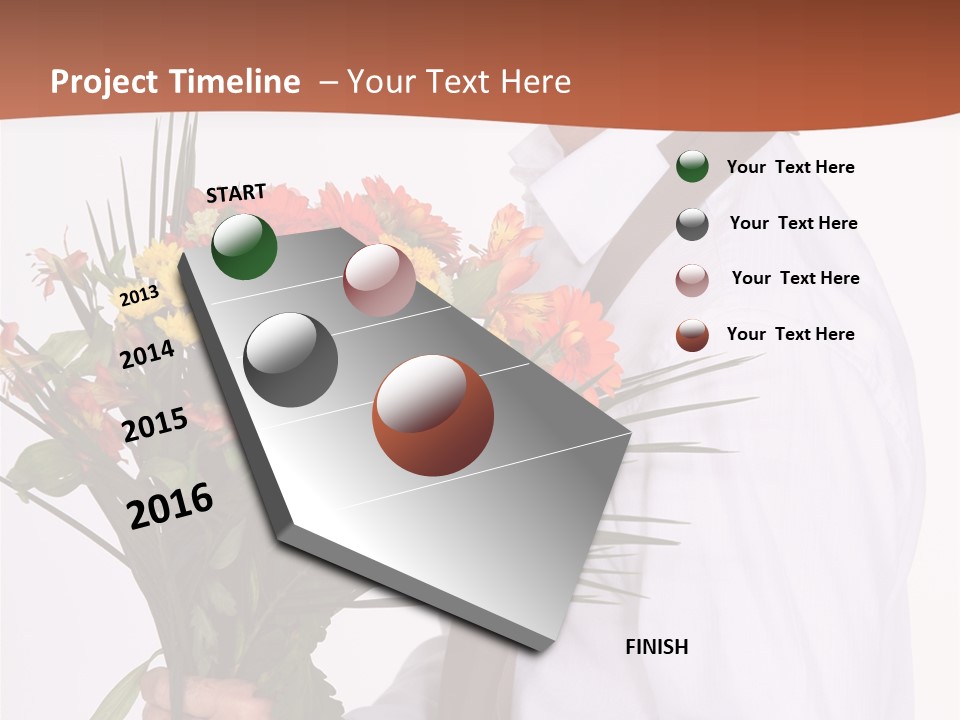 Bunch Isolated Male PowerPoint Template