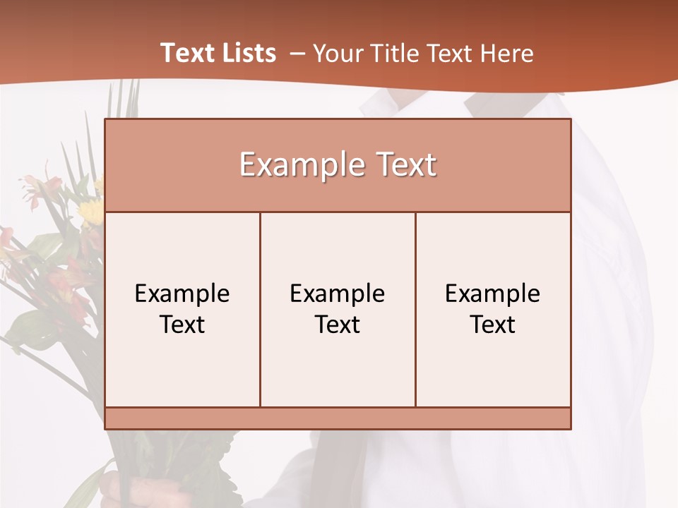 Bunch Isolated Male PowerPoint Template