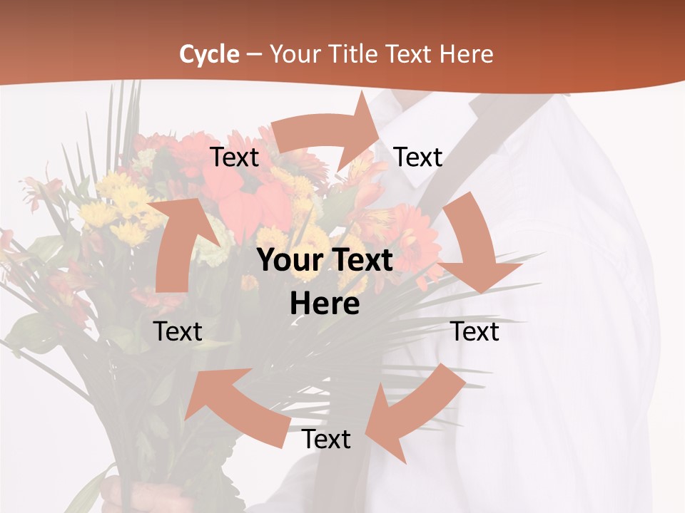Bunch Isolated Male PowerPoint Template