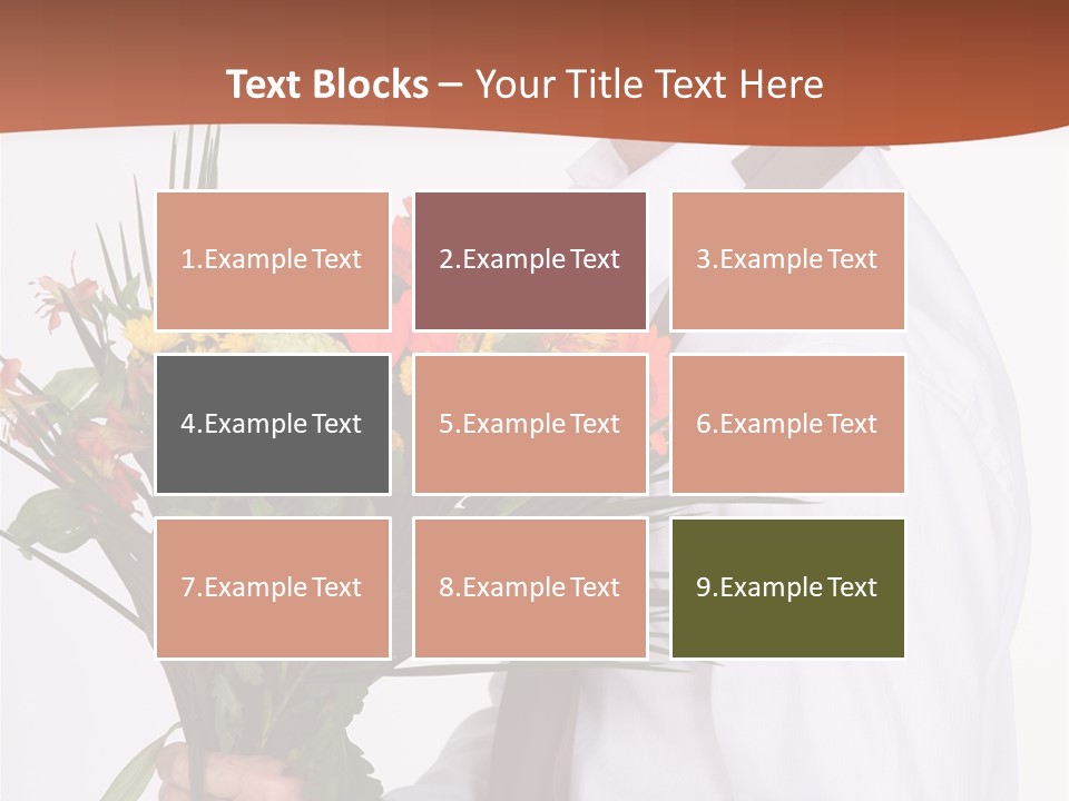 Bunch Isolated Male PowerPoint Template