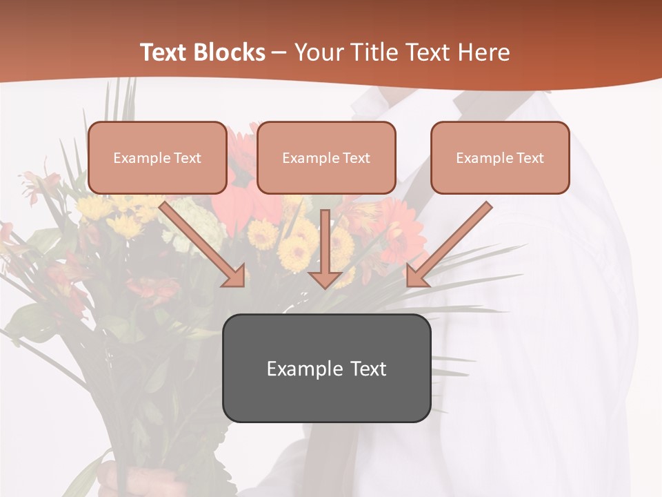 Bunch Isolated Male PowerPoint Template