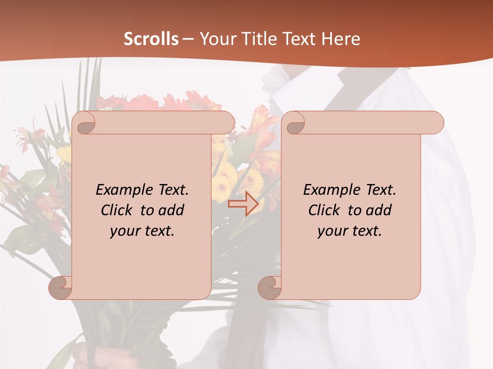 Bunch Isolated Male PowerPoint Template