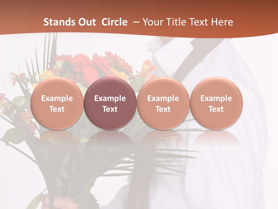 Bunch Isolated Male PowerPoint Template