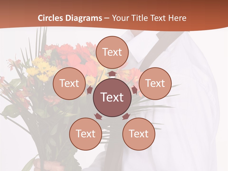 Bunch Isolated Male PowerPoint Template