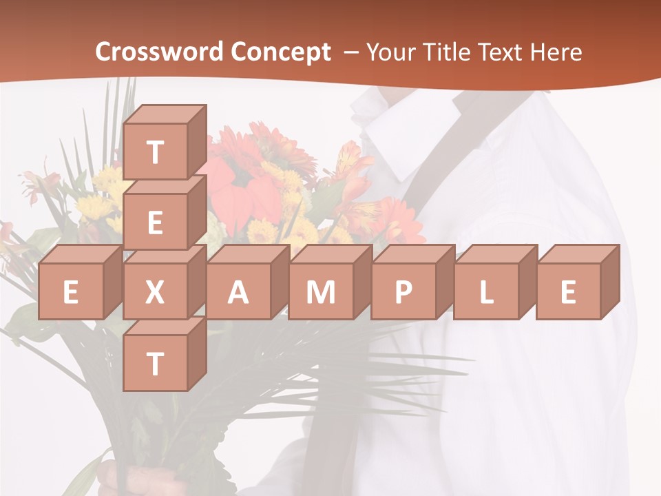 Bunch Isolated Male PowerPoint Template