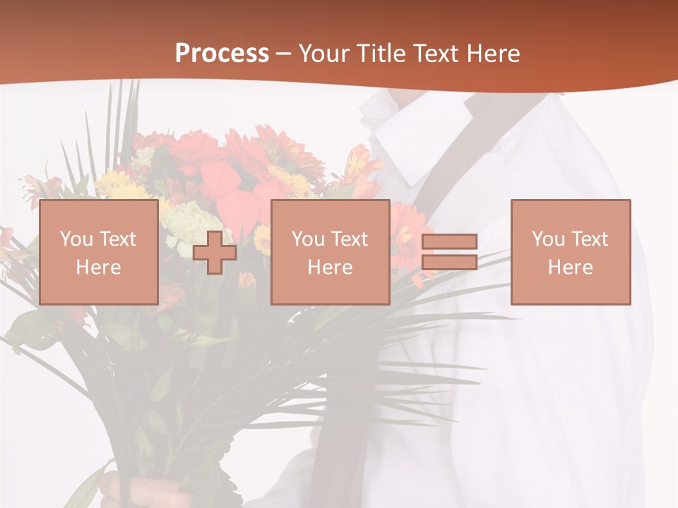 Bunch Isolated Male PowerPoint Template