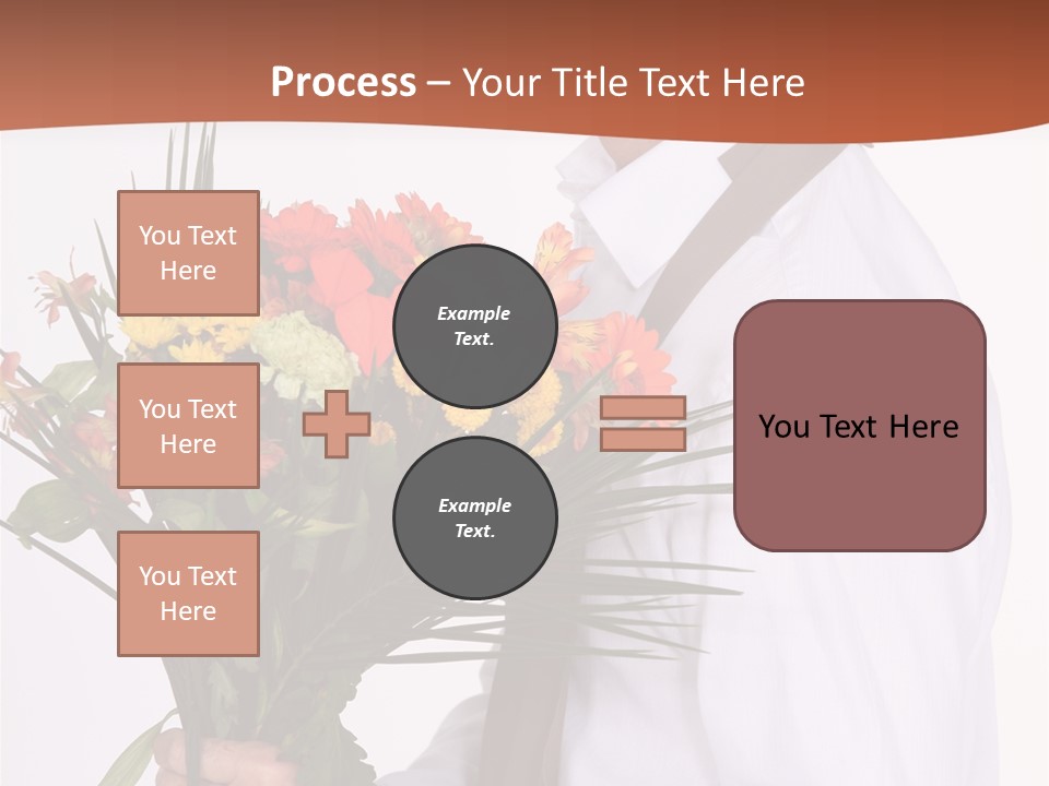 Bunch Isolated Male PowerPoint Template
