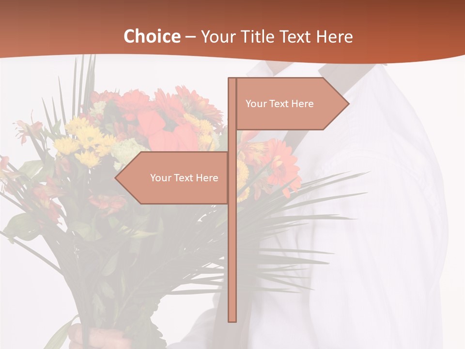 Bunch Isolated Male PowerPoint Template