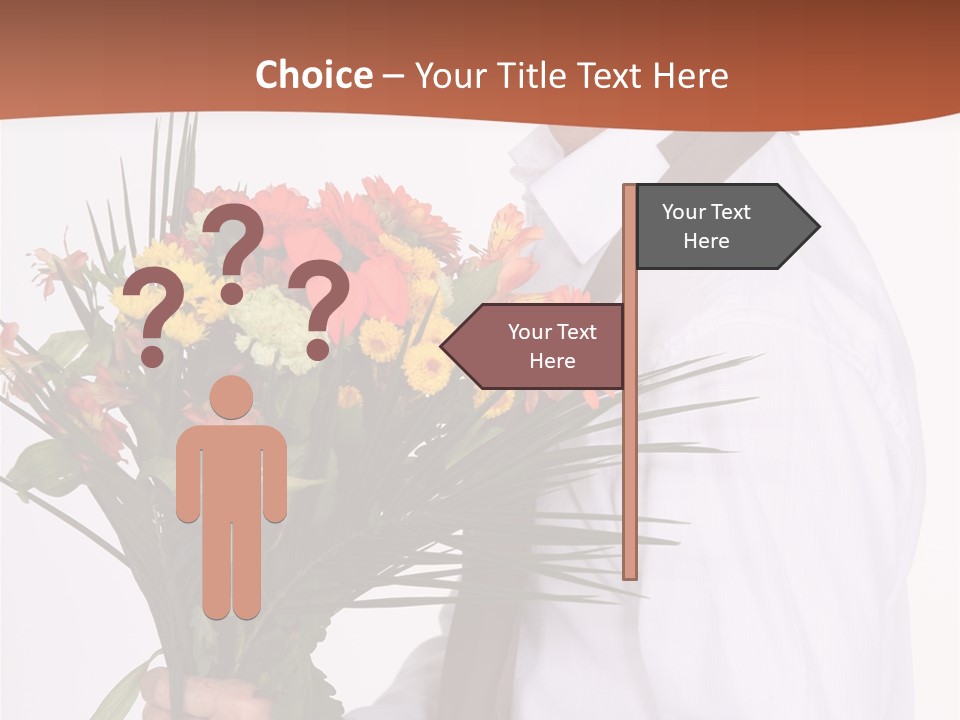 Bunch Isolated Male PowerPoint Template