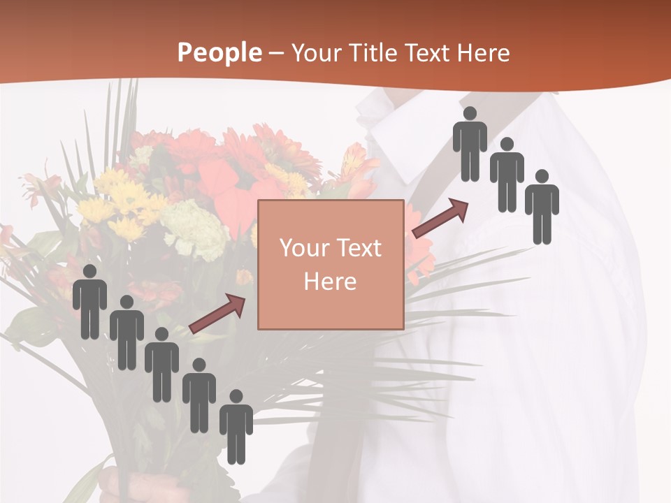 Bunch Isolated Male PowerPoint Template