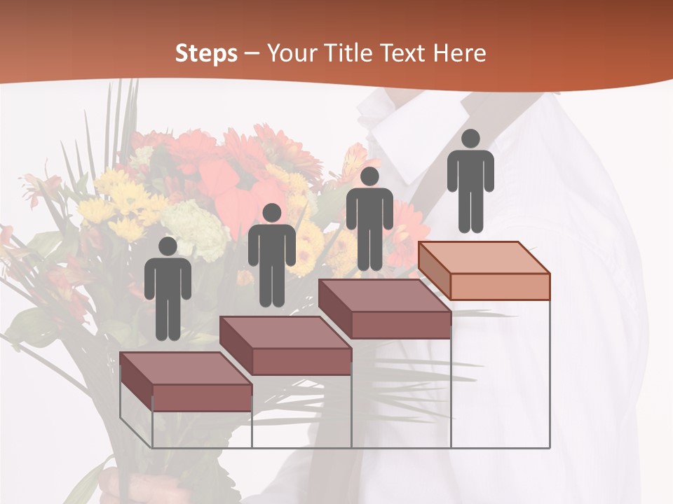 Bunch Isolated Male PowerPoint Template