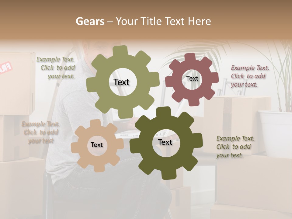 Flat Help Helpful PowerPoint Template