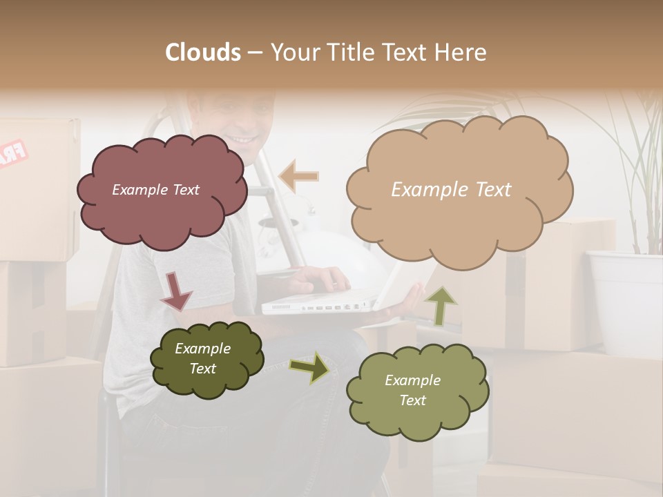 Flat Help Helpful PowerPoint Template