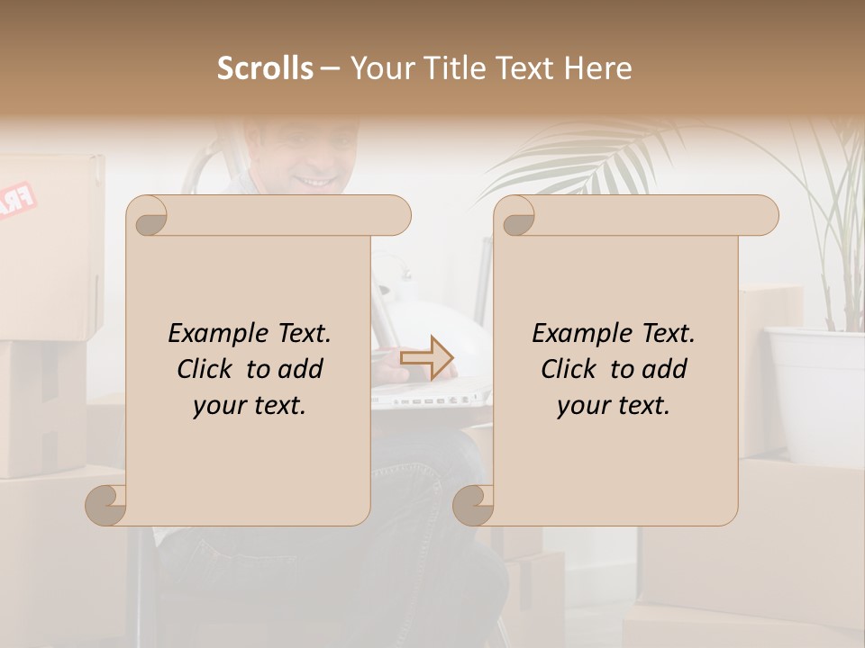 Flat Help Helpful PowerPoint Template