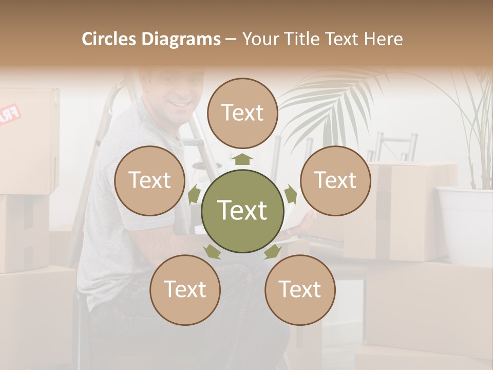Flat Help Helpful PowerPoint Template