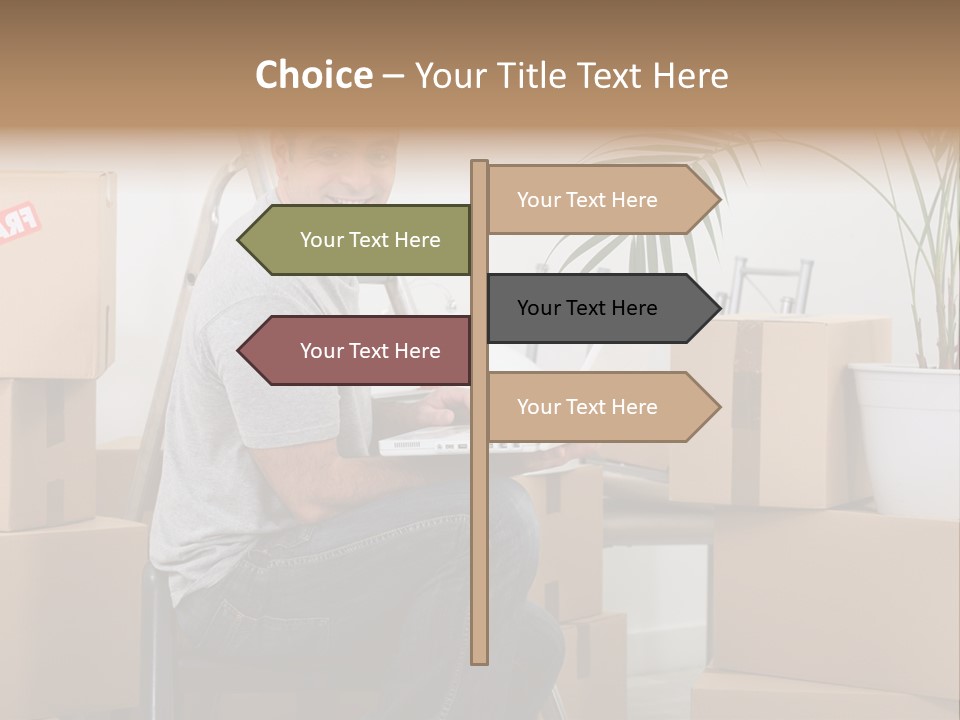 Flat Help Helpful PowerPoint Template