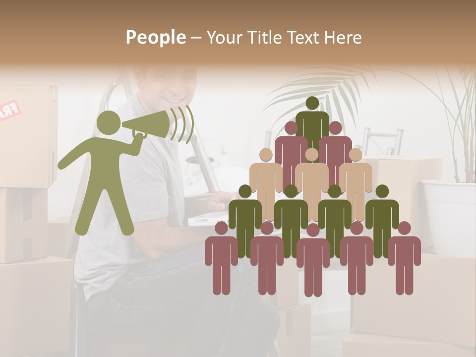 Flat Help Helpful PowerPoint Template