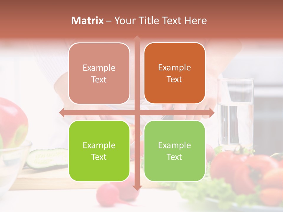 Mother People Vegetables PowerPoint Template