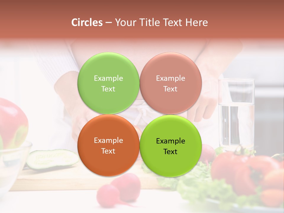 Mother People Vegetables PowerPoint Template