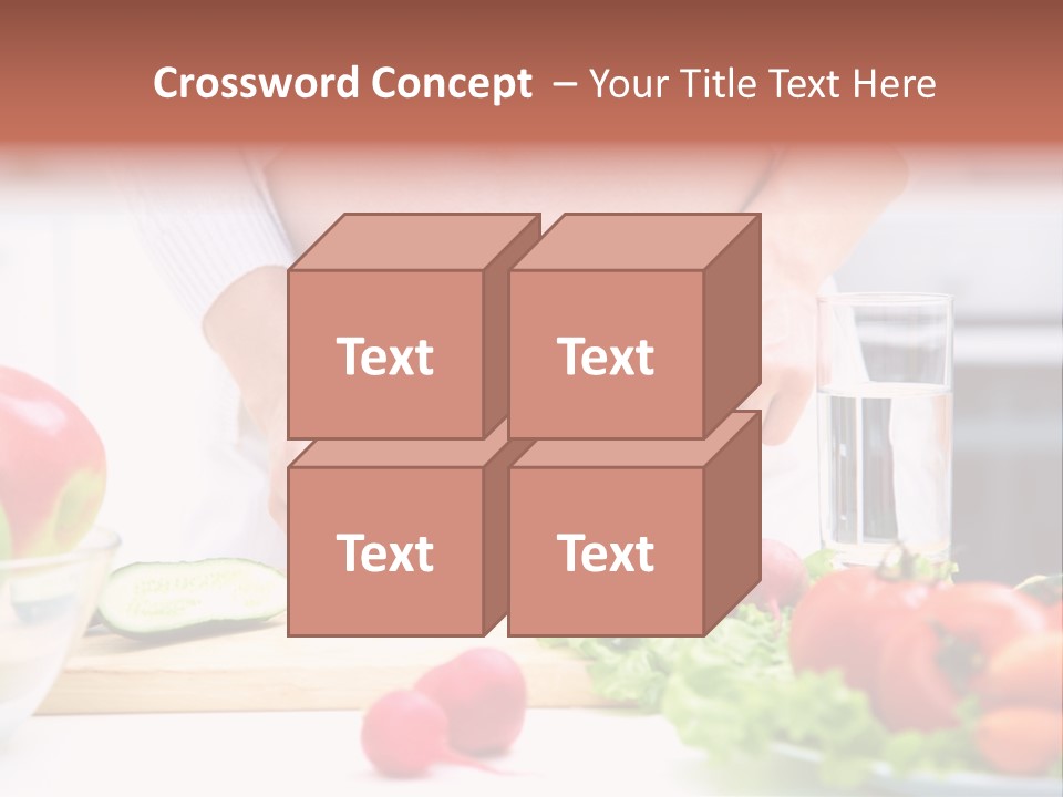 Mother People Vegetables PowerPoint Template