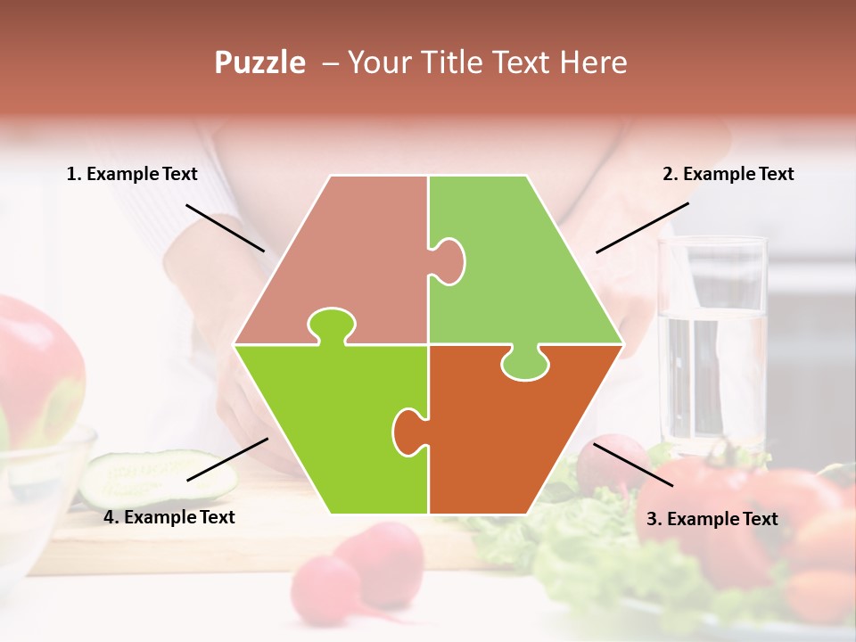 Mother People Vegetables PowerPoint Template