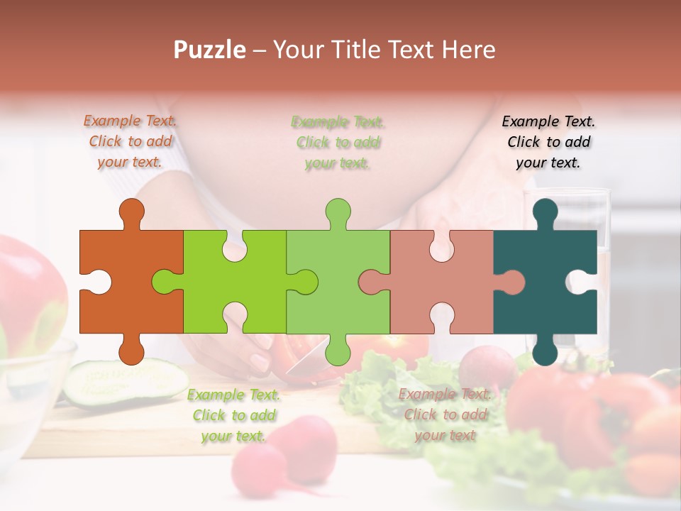 Mother People Vegetables PowerPoint Template