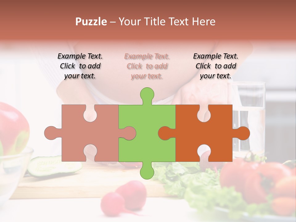 Mother People Vegetables PowerPoint Template