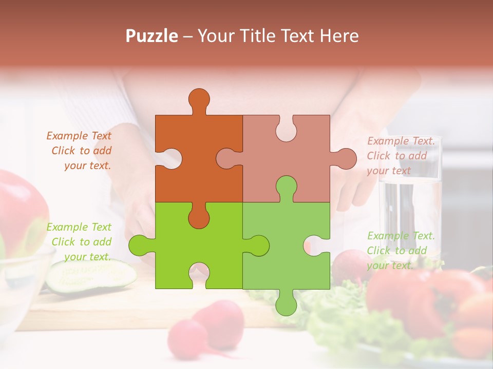 Mother People Vegetables PowerPoint Template