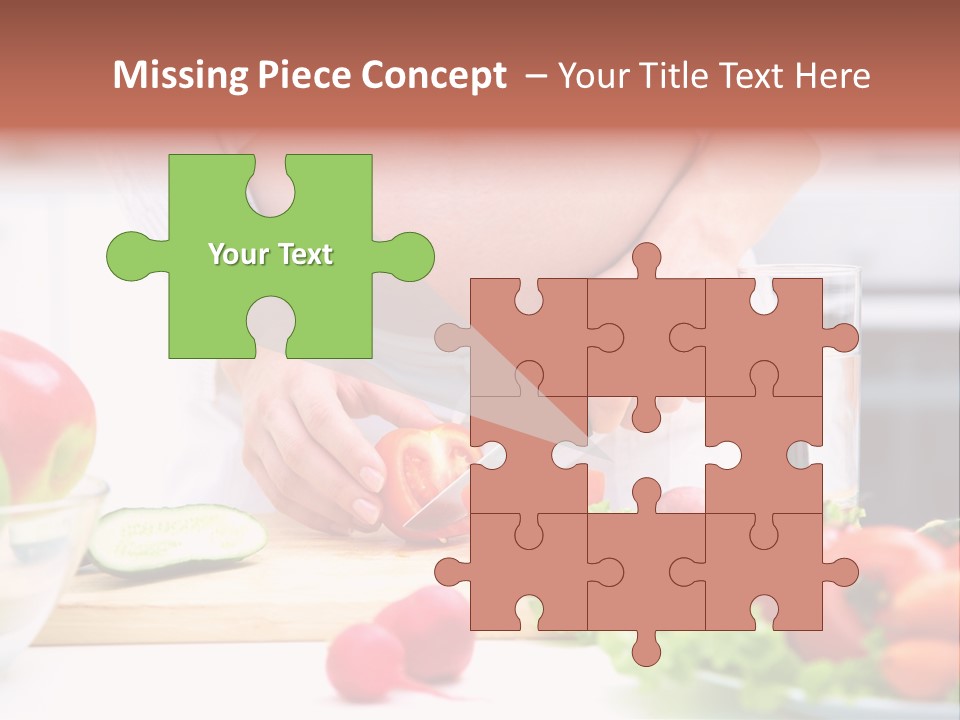 Mother People Vegetables PowerPoint Template