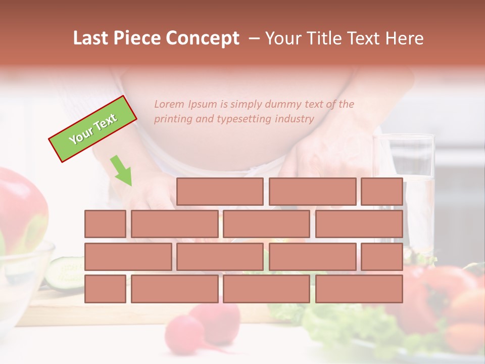 Mother People Vegetables PowerPoint Template