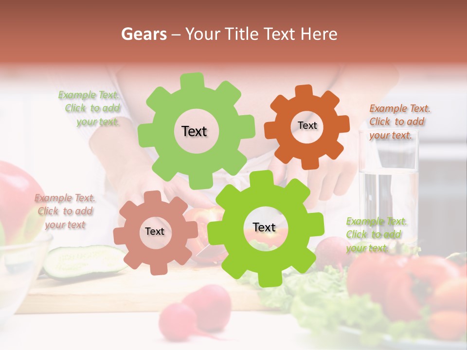 Mother People Vegetables PowerPoint Template