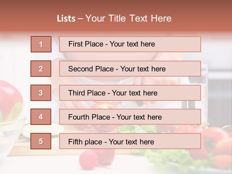 Mother People Vegetables PowerPoint Template