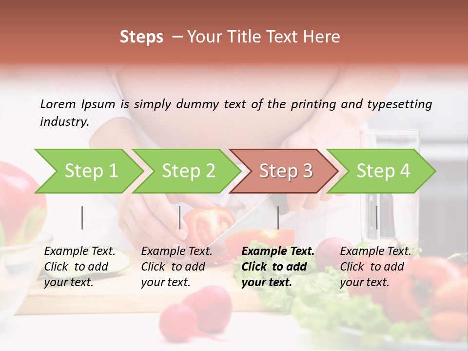 Mother People Vegetables PowerPoint Template