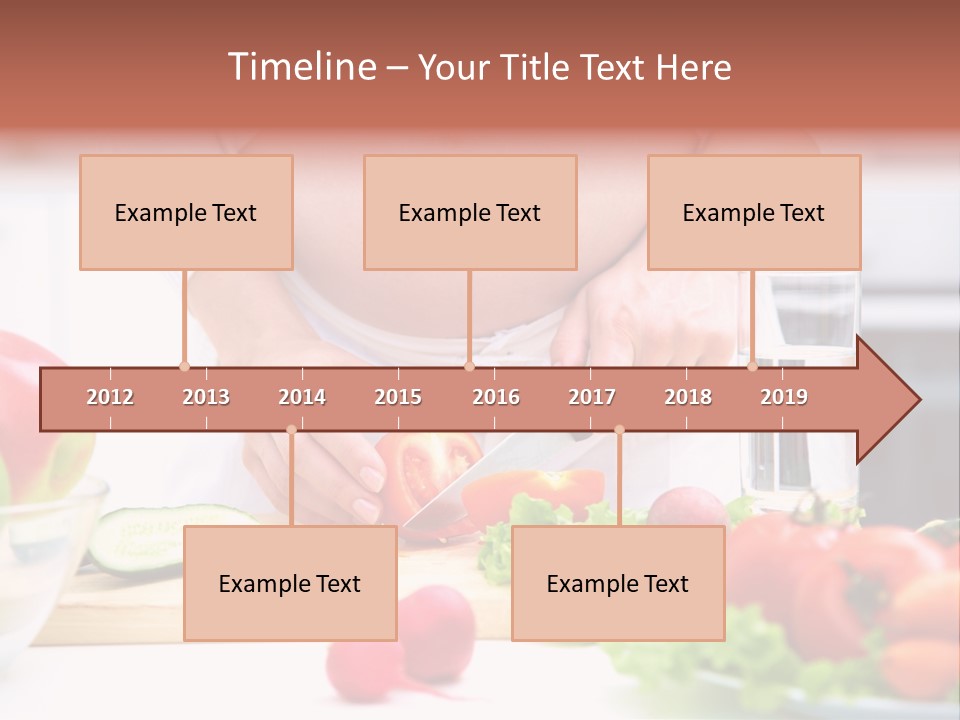 Mother People Vegetables PowerPoint Template