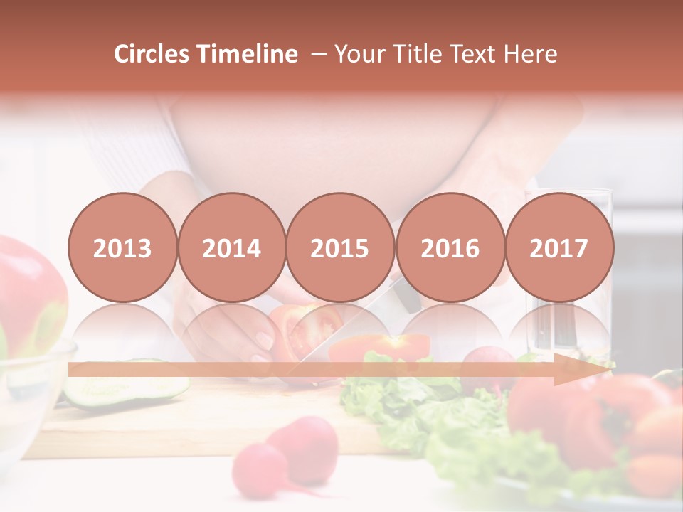 Mother People Vegetables PowerPoint Template