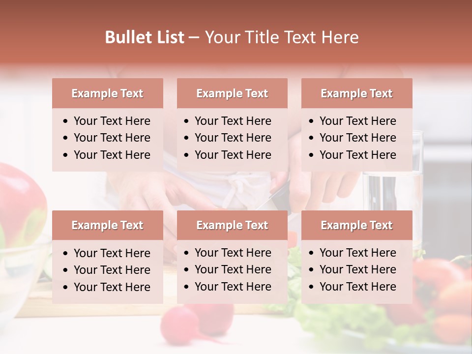 Mother People Vegetables PowerPoint Template