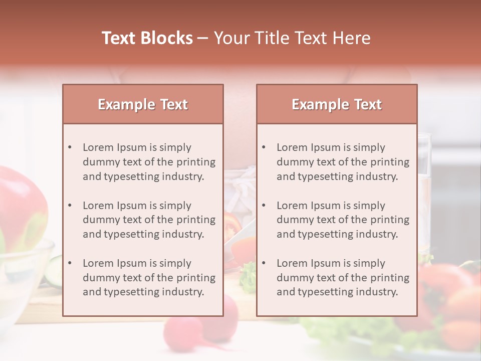 Mother People Vegetables PowerPoint Template