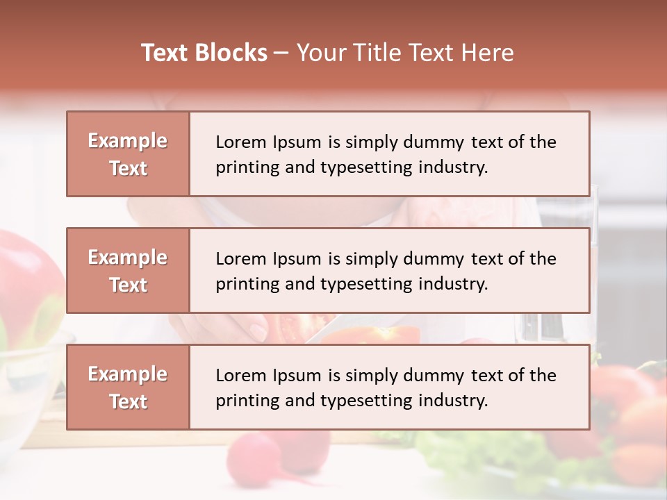 Mother People Vegetables PowerPoint Template