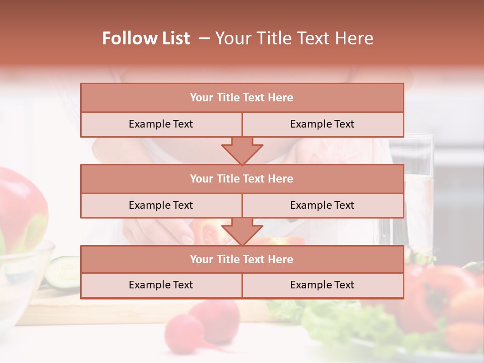 Mother People Vegetables PowerPoint Template