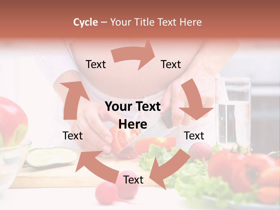 Mother People Vegetables PowerPoint Template