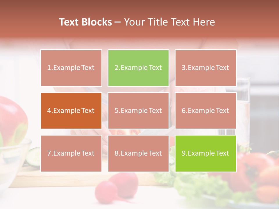 Mother People Vegetables PowerPoint Template
