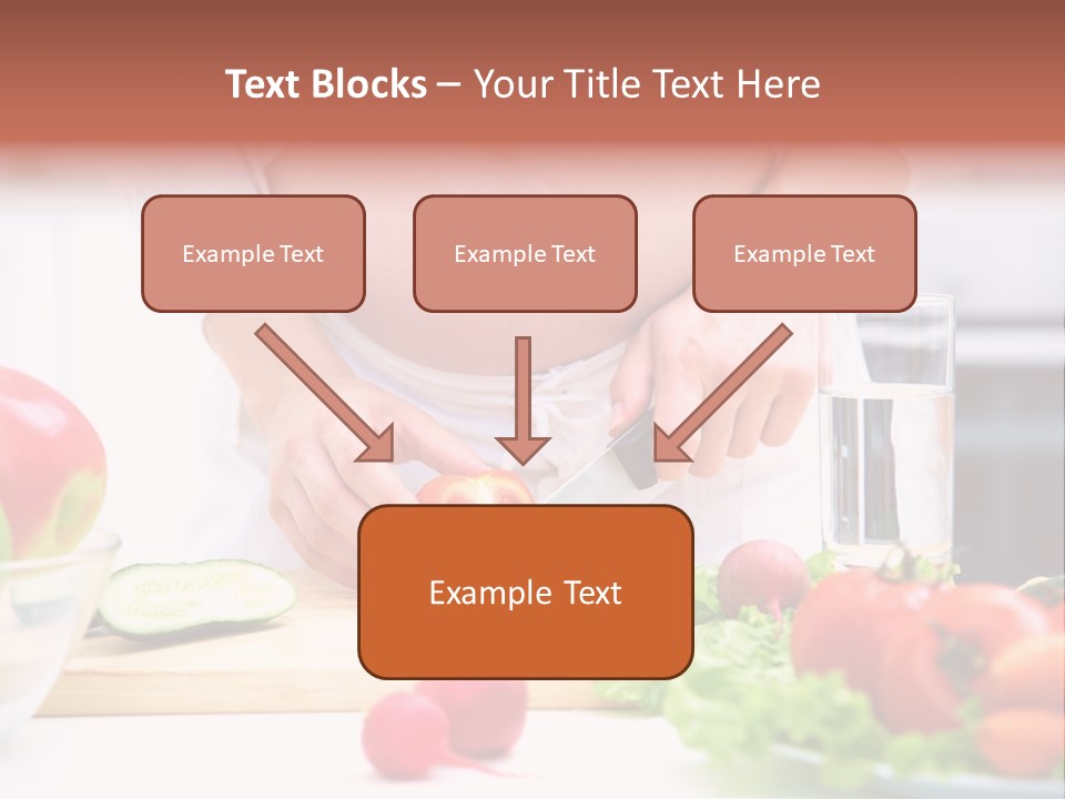 Mother People Vegetables PowerPoint Template
