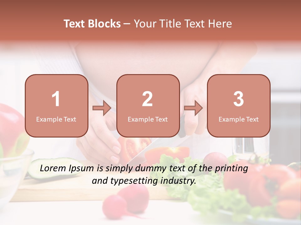 Mother People Vegetables PowerPoint Template