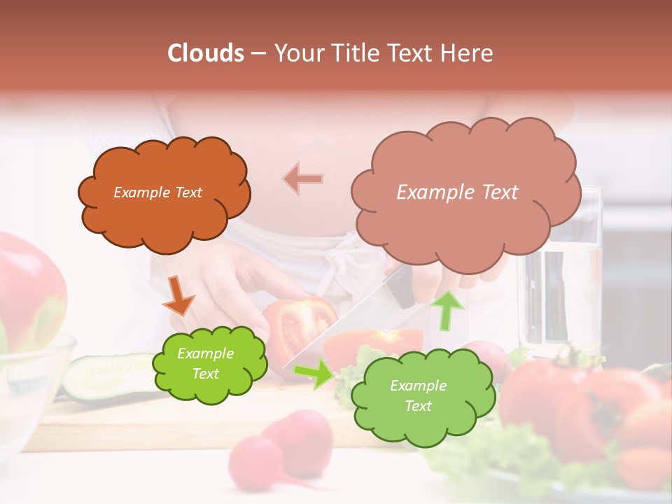 Mother People Vegetables PowerPoint Template