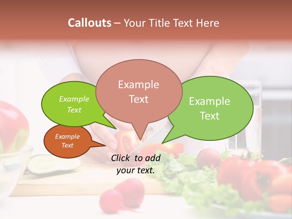 Mother People Vegetables PowerPoint Template