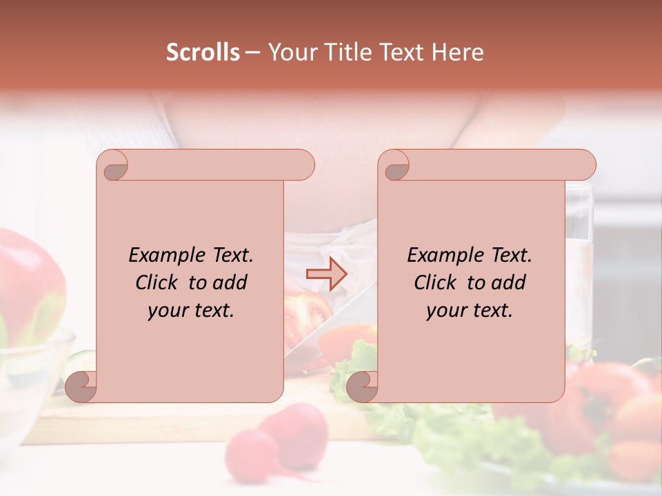 Mother People Vegetables PowerPoint Template