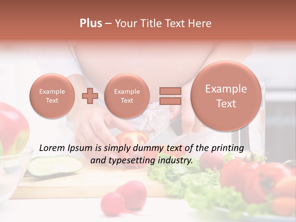 Mother People Vegetables PowerPoint Template