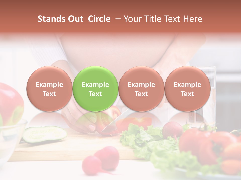 Mother People Vegetables PowerPoint Template